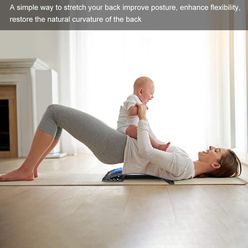 Lumbar Magnet Back Stretcher For Back Pain Relief