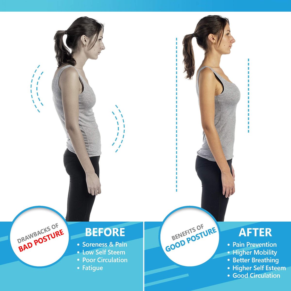 Lumbar Magnet Back Stretcher For Back Pain Relief