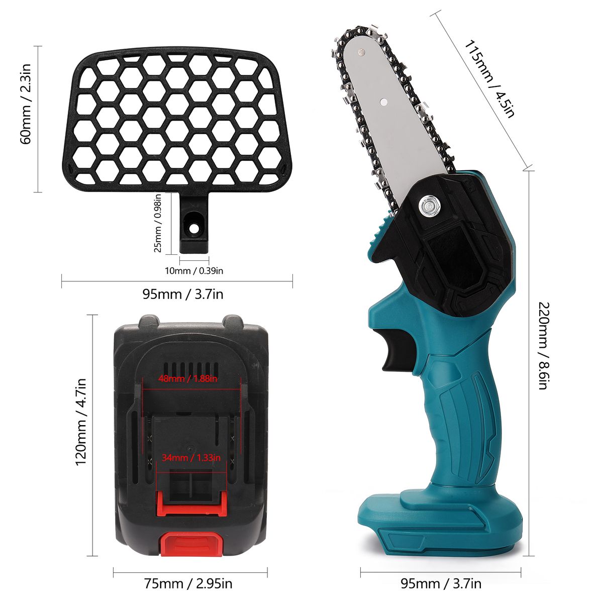 Portable Electric Pruning Saw Rechargeable Small Electric