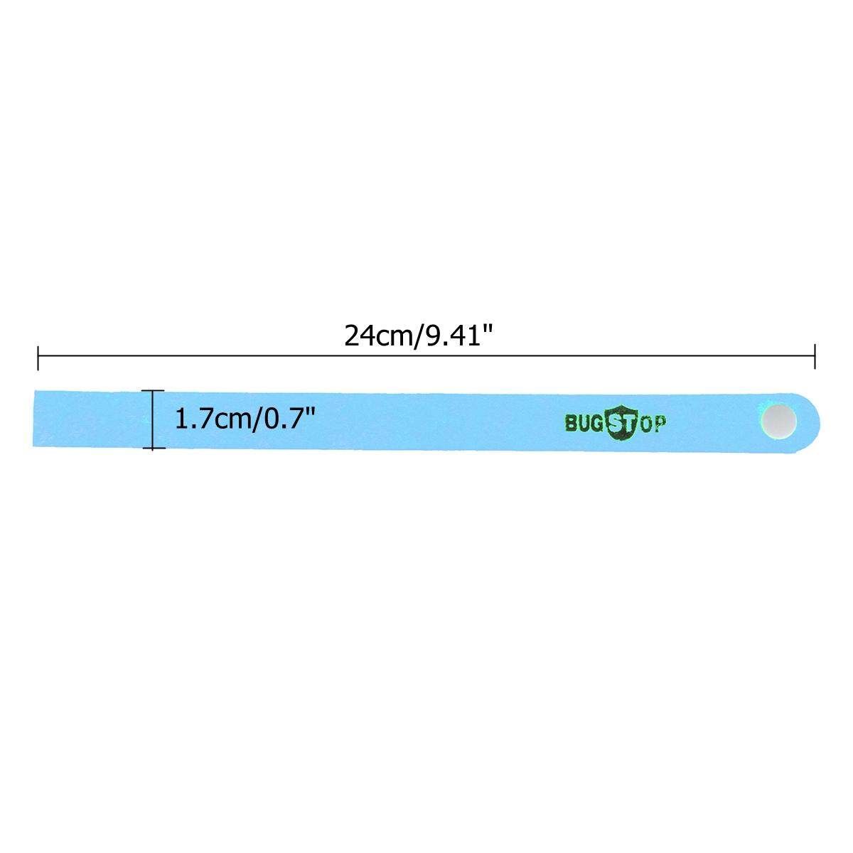 40Pcs Anti Mosquito Insect Bug Repellent Bracelet Children Natural Citronella Oil Wrist Band Camping Hiking