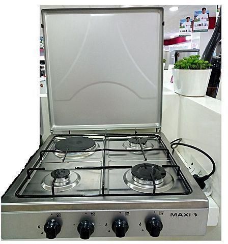 Table Top Cooker 3 Burners + 1 Electric (Maxi By LG)