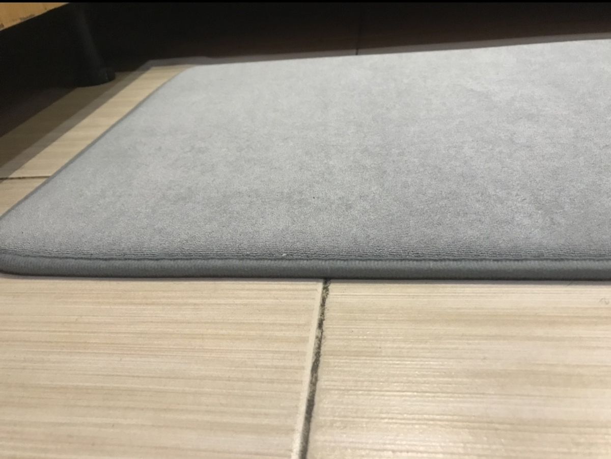 40X120cm Bathroom Water Absorbent Floor Mat Mate Grey