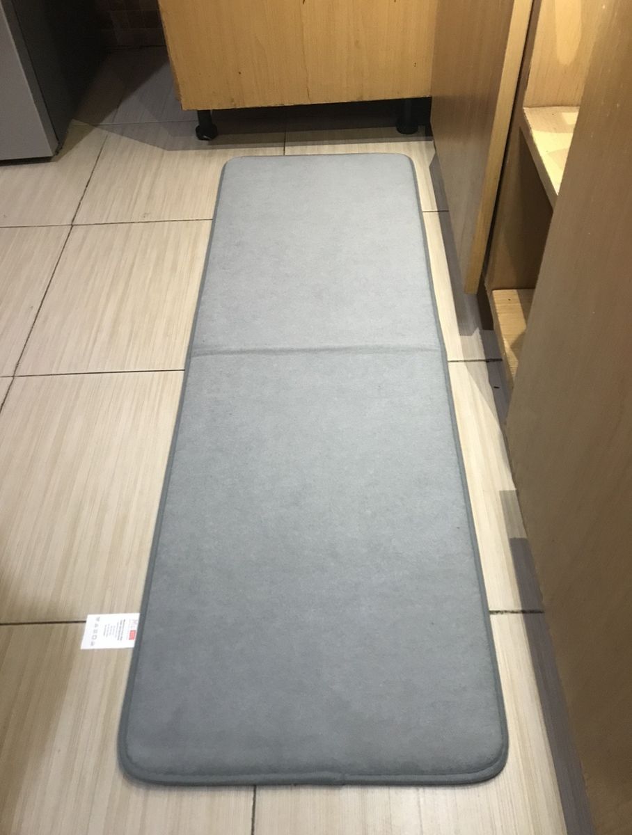 40X120cm Bathroom Water Absorbent Floor Mat Mate Grey