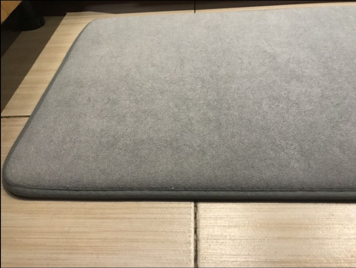 40X120cm Bathroom Water Absorbent Floor Mat Mate Grey