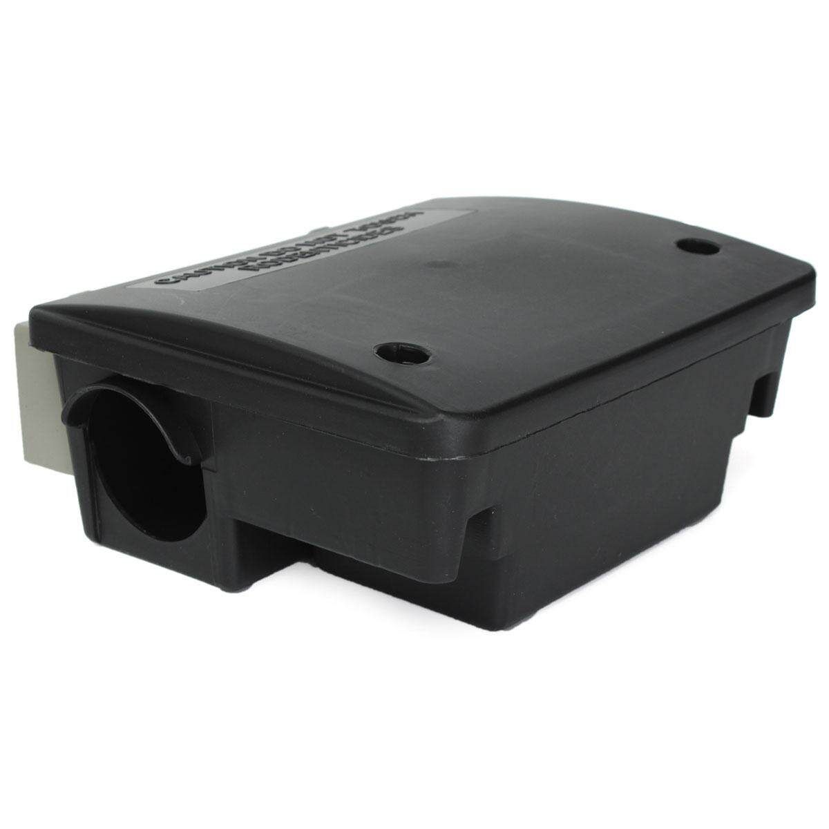 4pcs Professional Home Rodent Bait Block Station Box Case Trap With Key For Rat Mouse