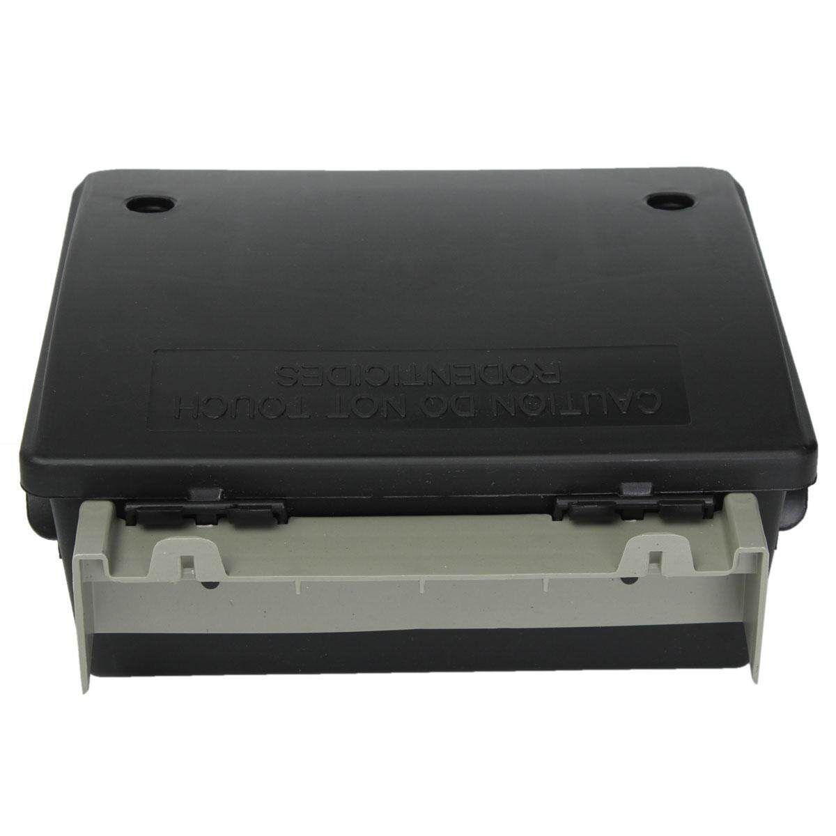 4pcs Professional Home Rodent Bait Block Station Box Case Trap With Key For Rat Mouse