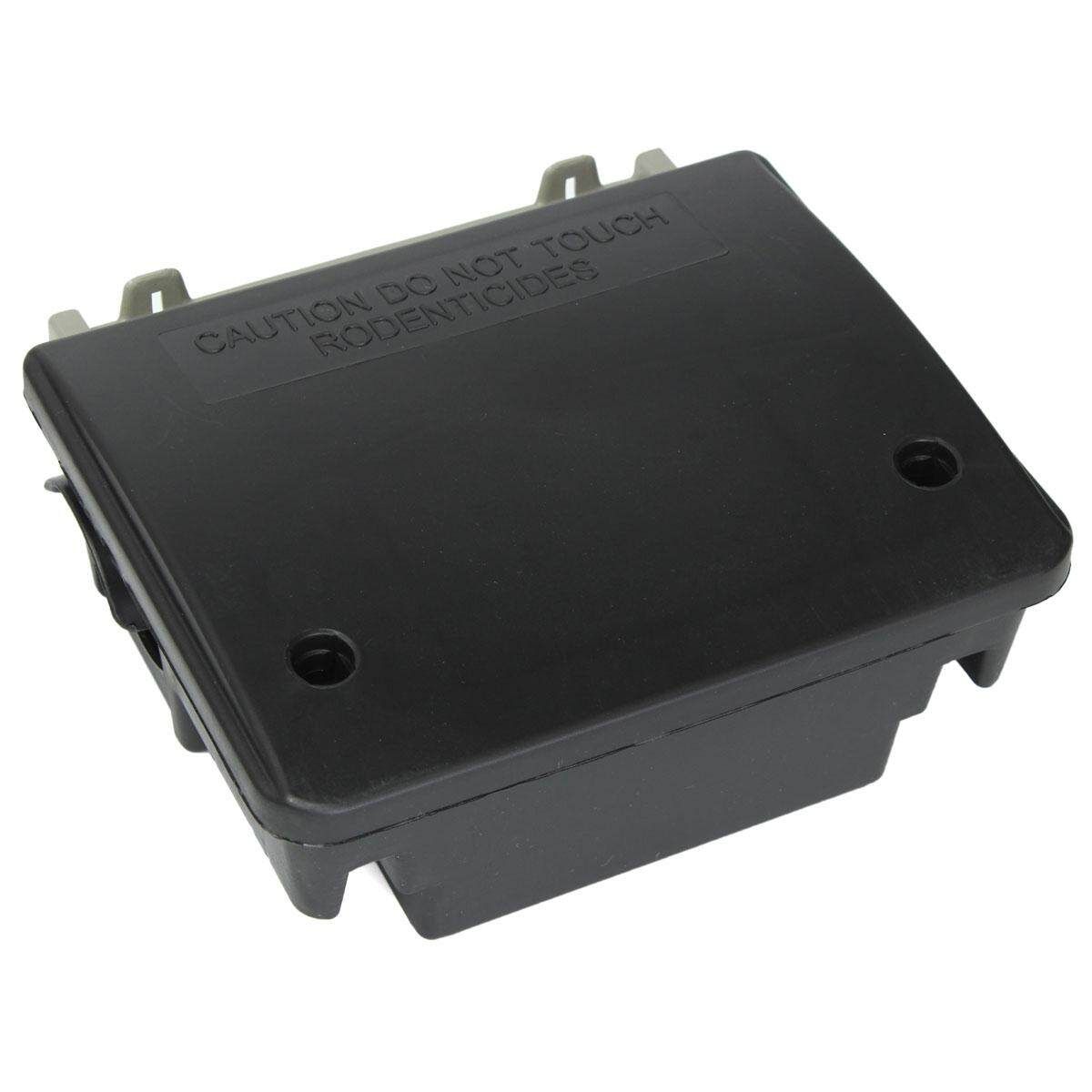 4pcs Professional Home Rodent Bait Block Station Box Case Trap With Key For Rat Mouse