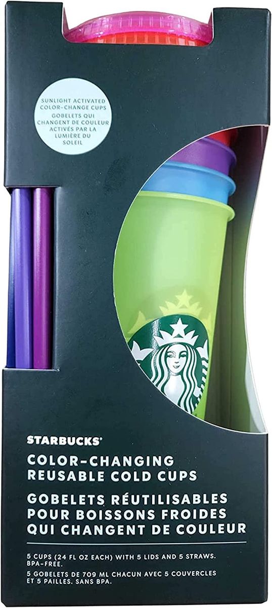 Starbucks Summer 2022 Color Change Venti Cold Cups With