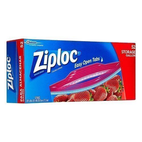 52 Storage Gallon Bags Easy Open Tabs