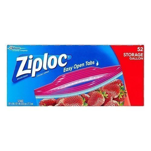 52 Storage Gallon Bags Easy Open Tabs