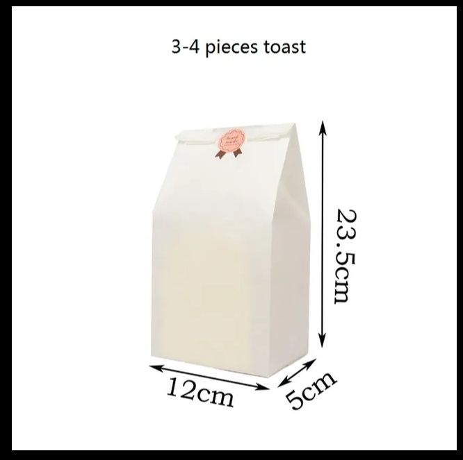 50 Pieces Paper Bags For Cookies, Pastries, Snacks