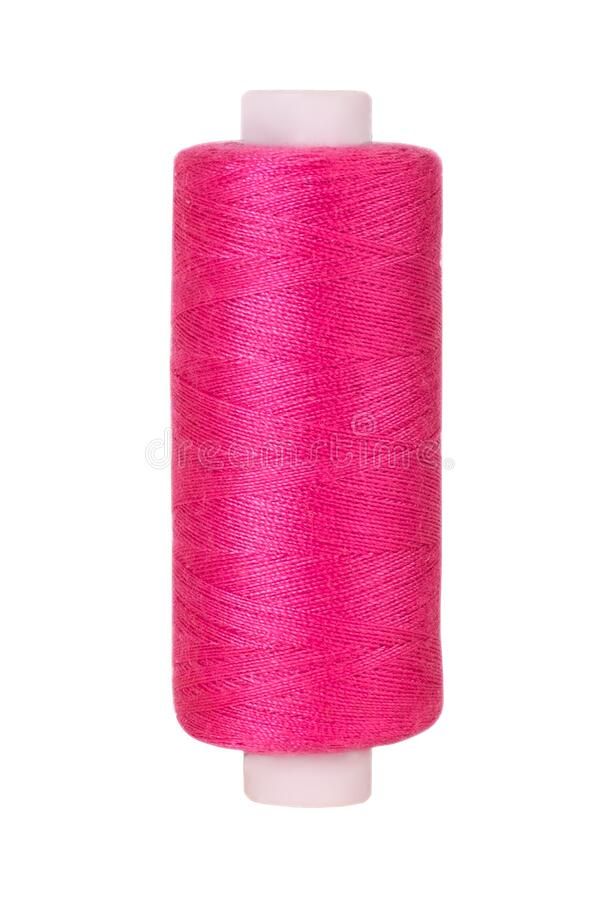 10pcs Resalable Pink Colour Sewing Threads+ 10 Free Needle