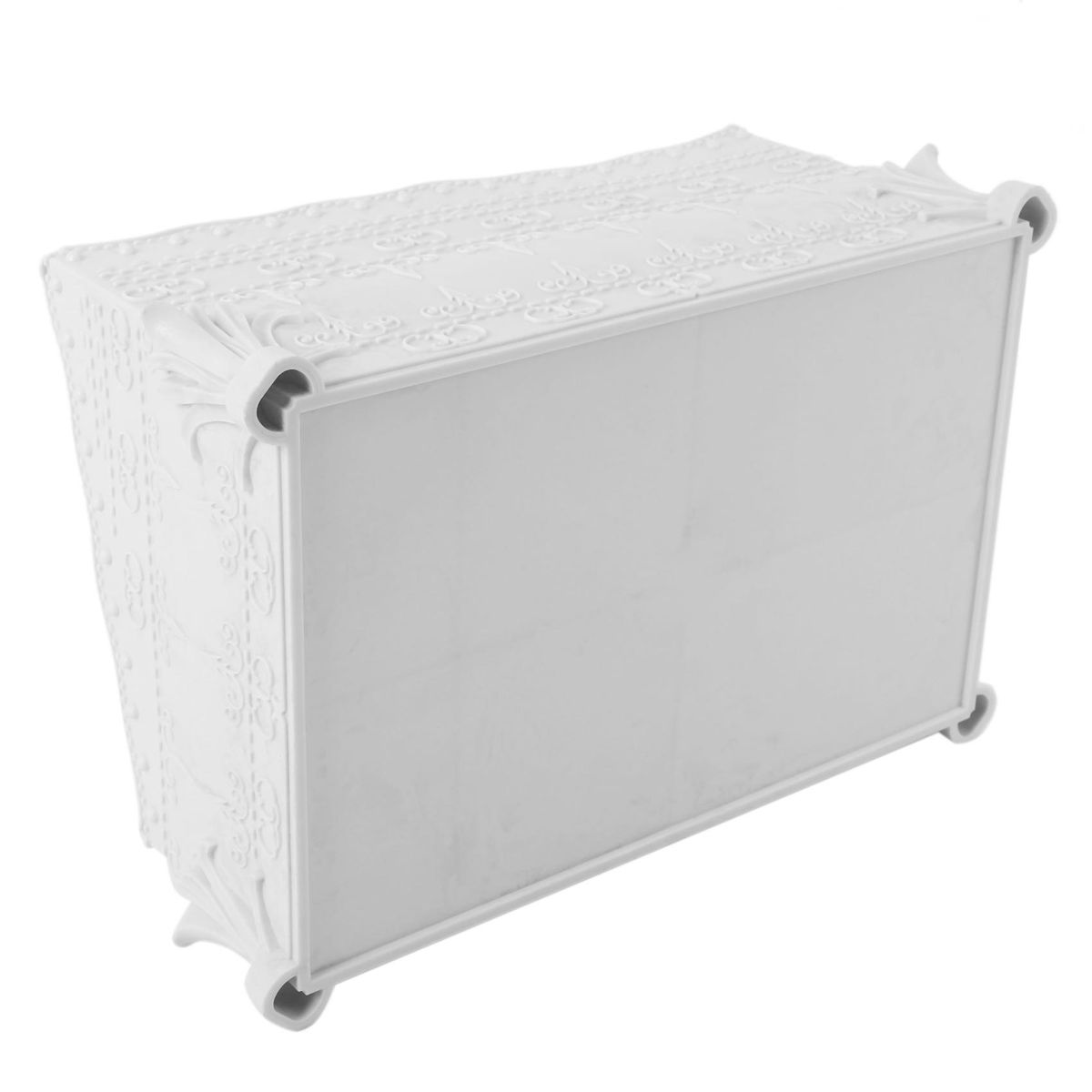 Creative Desktop Cosmetics Storage Box Desktop Multi-Layer Finishing Box Skin Care Products Rack White