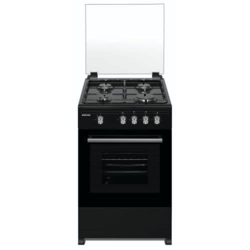 4 Burner Gas Cooker +Oven- Black - 50*50cm