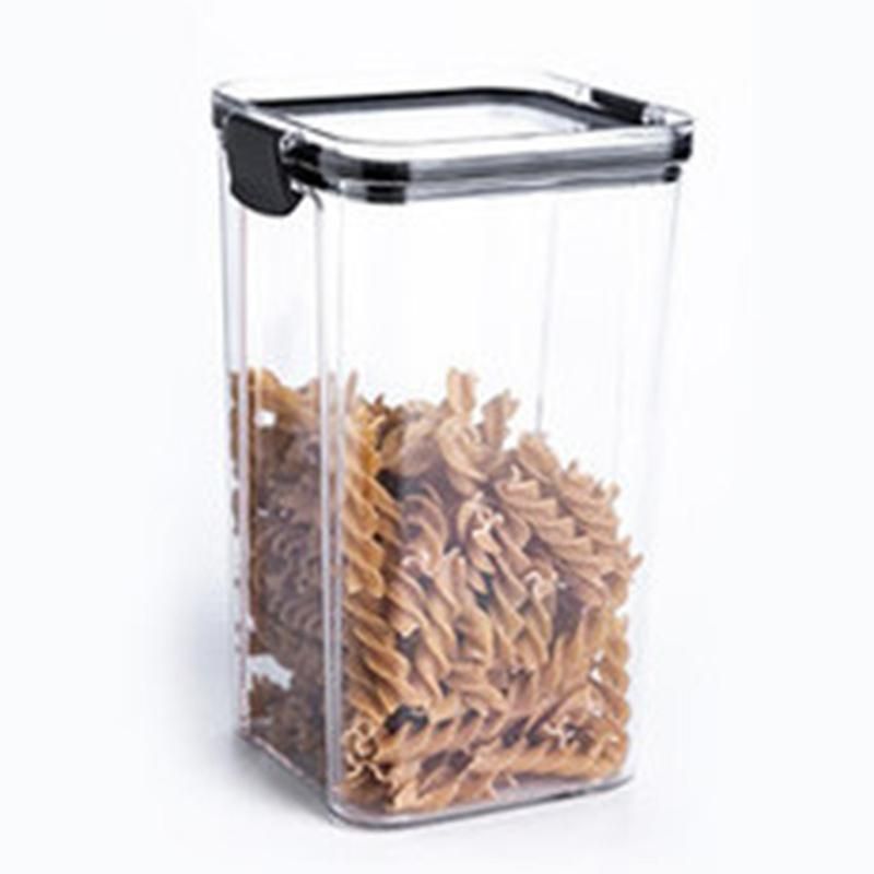 Sealed Jar Transparent Plastic Kitchen Spice Food Storage Tank Household Grain Multi-Grain Storage Box 1300Ml