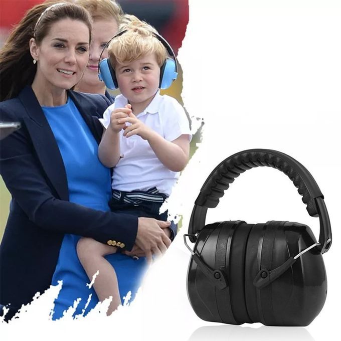 Soundproof Earmuffs Anti-Noise Sleep Noise Reduction Work Protective-black-