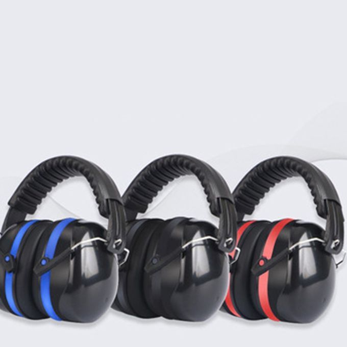 Soundproof Earmuffs Anti-Noise Sleep Noise Reduction Work Protective-black-