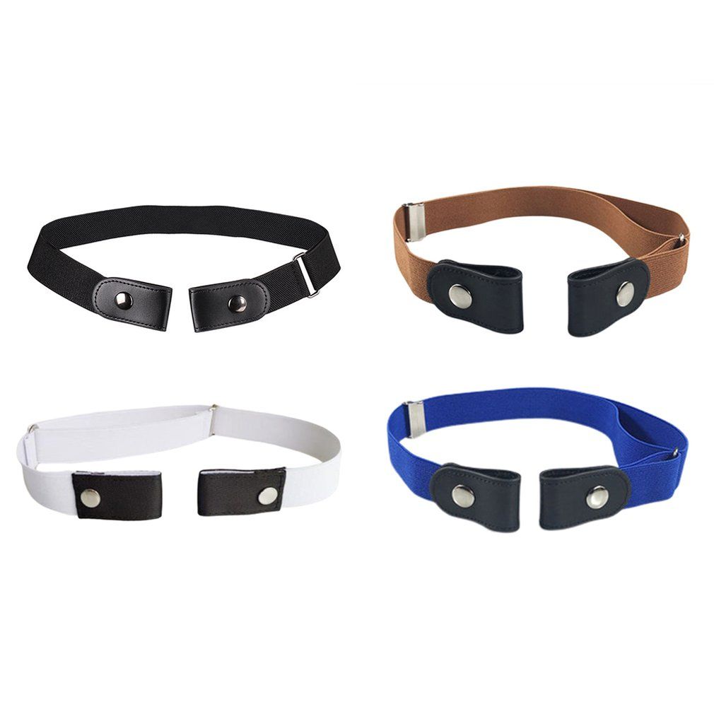 Slim Stretch Invisible Belt Simple Lazy Belt  Elastic Belt Elastic Belt