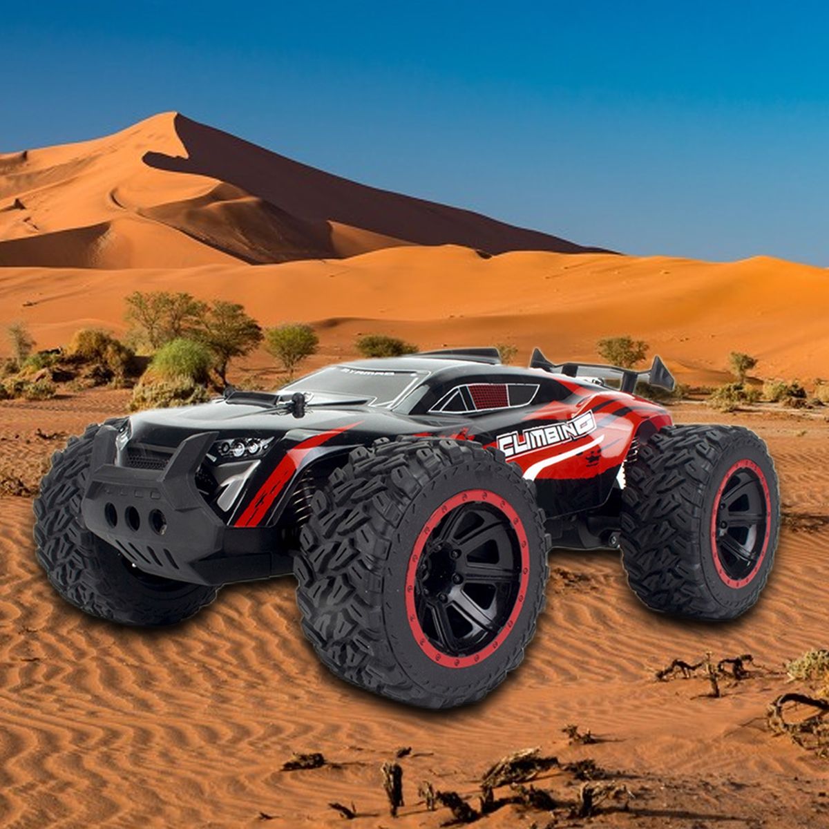 1 Set Car Toy Model Off-Road Racing Vehicle Toy RC Crawler Car Red