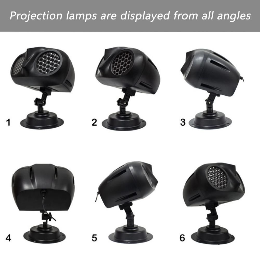 Smart Binocular Night Light Snow Projection Lamp Table Smart Universe 3D Lamp Colorful Binocular Projection Lamp-EU Plug