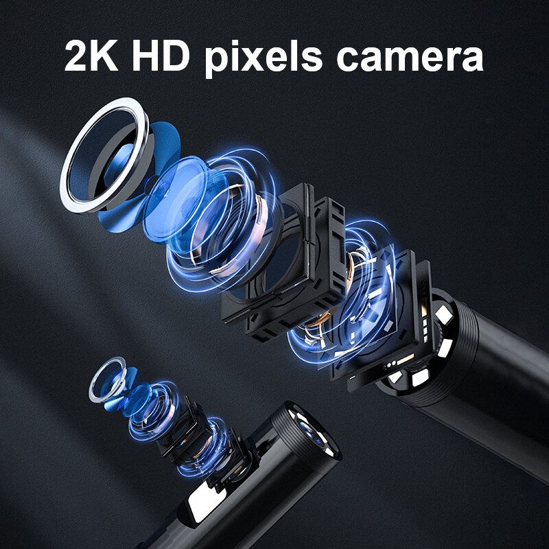 ANESOK 2K HD WiFi Endoscope Camera Waterproof 8.0MM