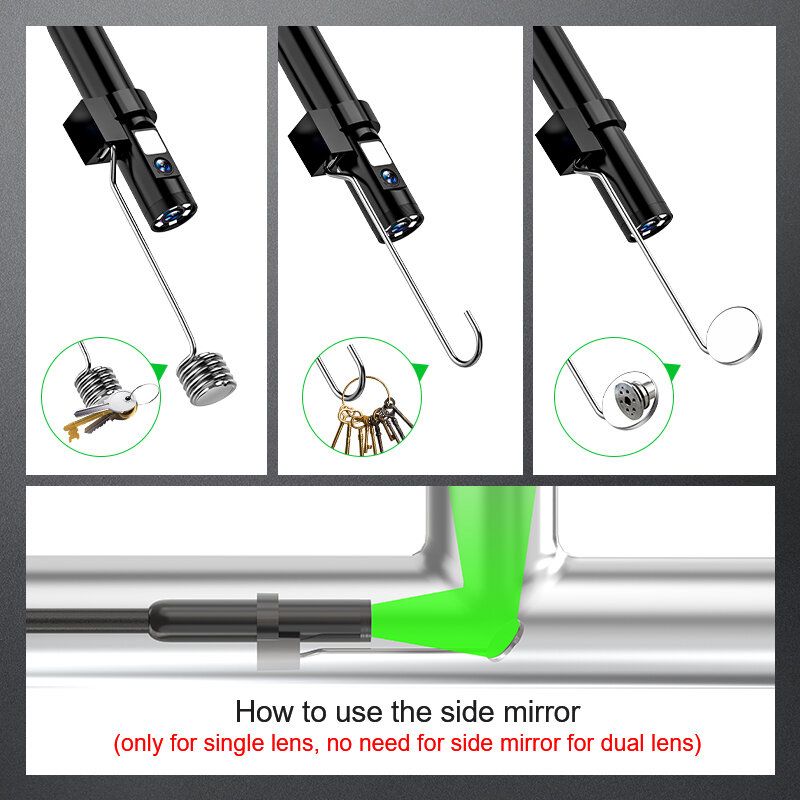 ANESOK 2K HD WiFi Endoscope Camera Waterproof 8.0MM