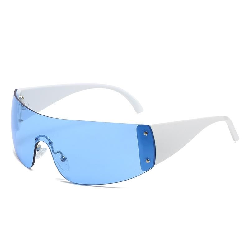 Luxury Brand Punk Sunglasses NEW Women One Piece Designer Sun Glasses UV400 Unisex Shades Eyewear Fashion Y2k Eyeglasses