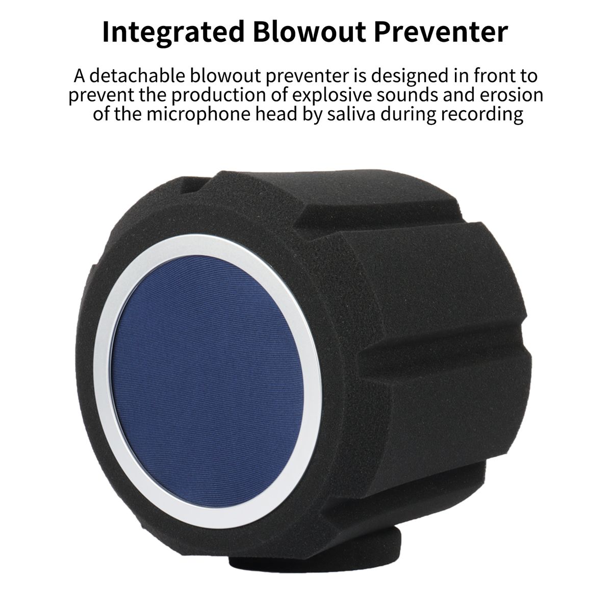 Microphone Windscreen Sound-Absorbing Foam Mic Cover For Studio