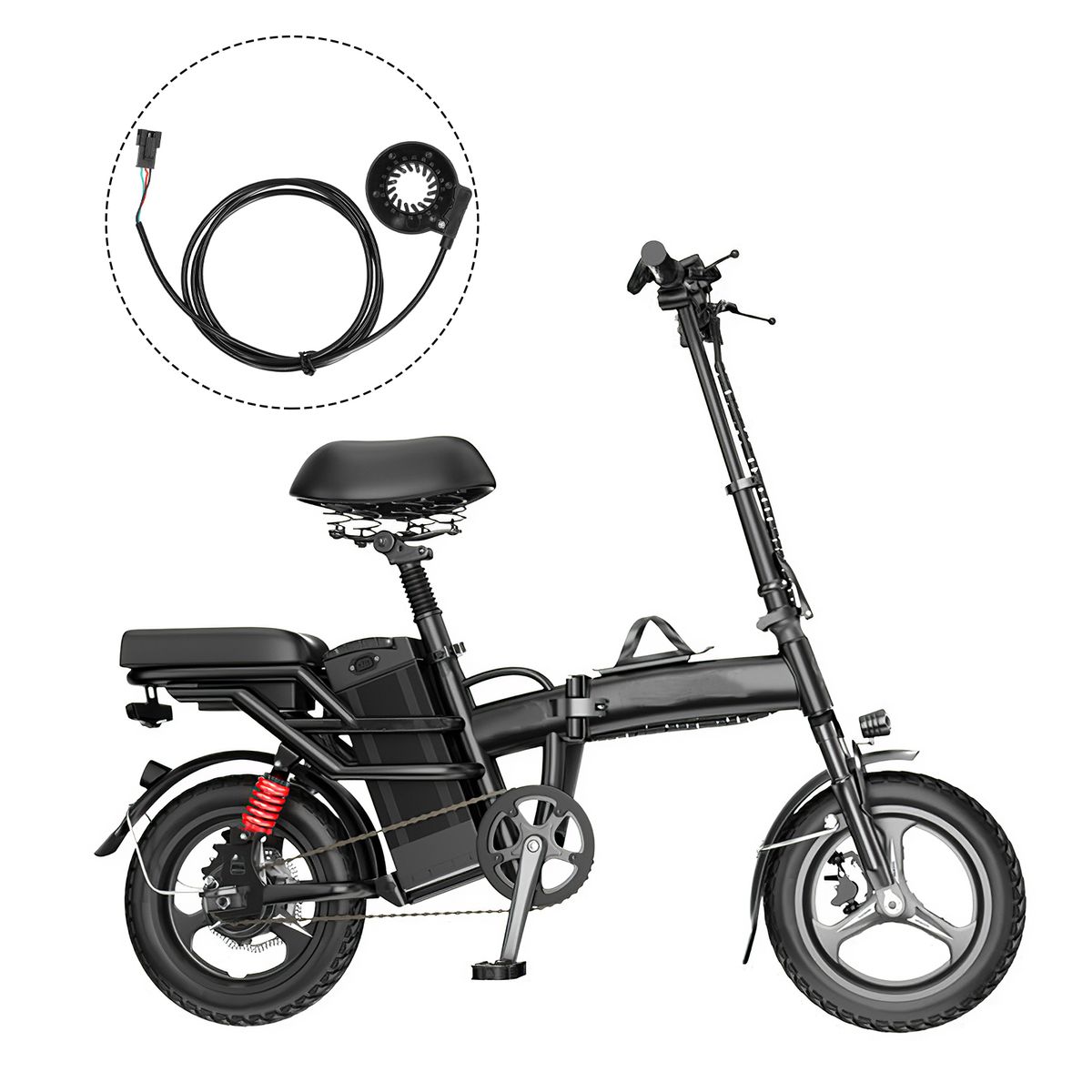 Electric Bike 12 Magnetic Point PAS Sensor Conversion Kit
