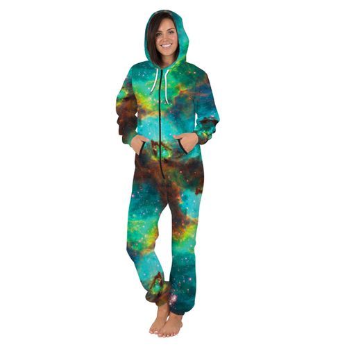Parent-child Tie-Dye Starry Sky Hooded Sweatshirt---ParentTKAA024-BES054