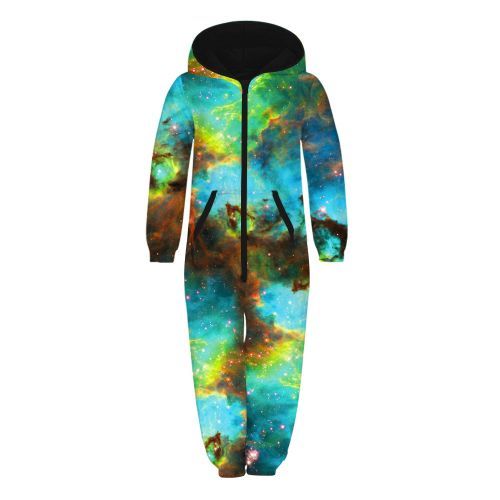 Parent-child Tie-Dye Starry Sky Hooded Sweatshirt---ParentTKAA024-BES054