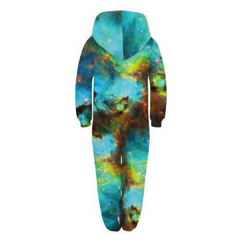 Parent-child Tie-Dye Starry Sky Hooded Sweatshirt---ParentTKAA024-BES054