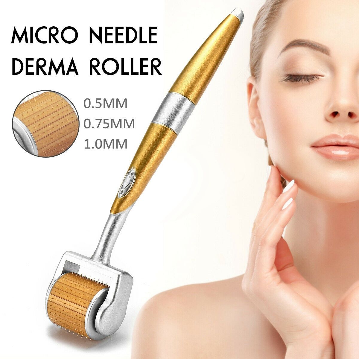 Mini Anti Ageing Needle Derma Roller Pen Titanium Skin