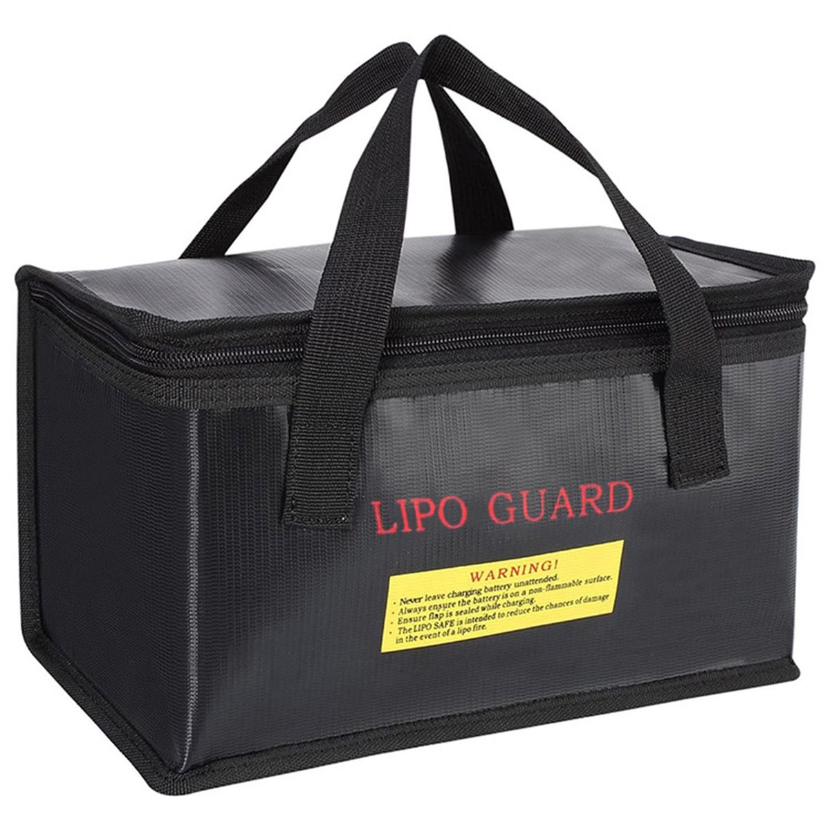 Battery Handbag Safe Charging Battery Storage Bag Black