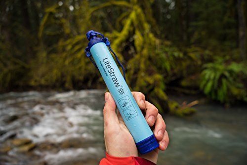Ready America 70380 72 Hour Emergency Kit Red  LifeStraw Per