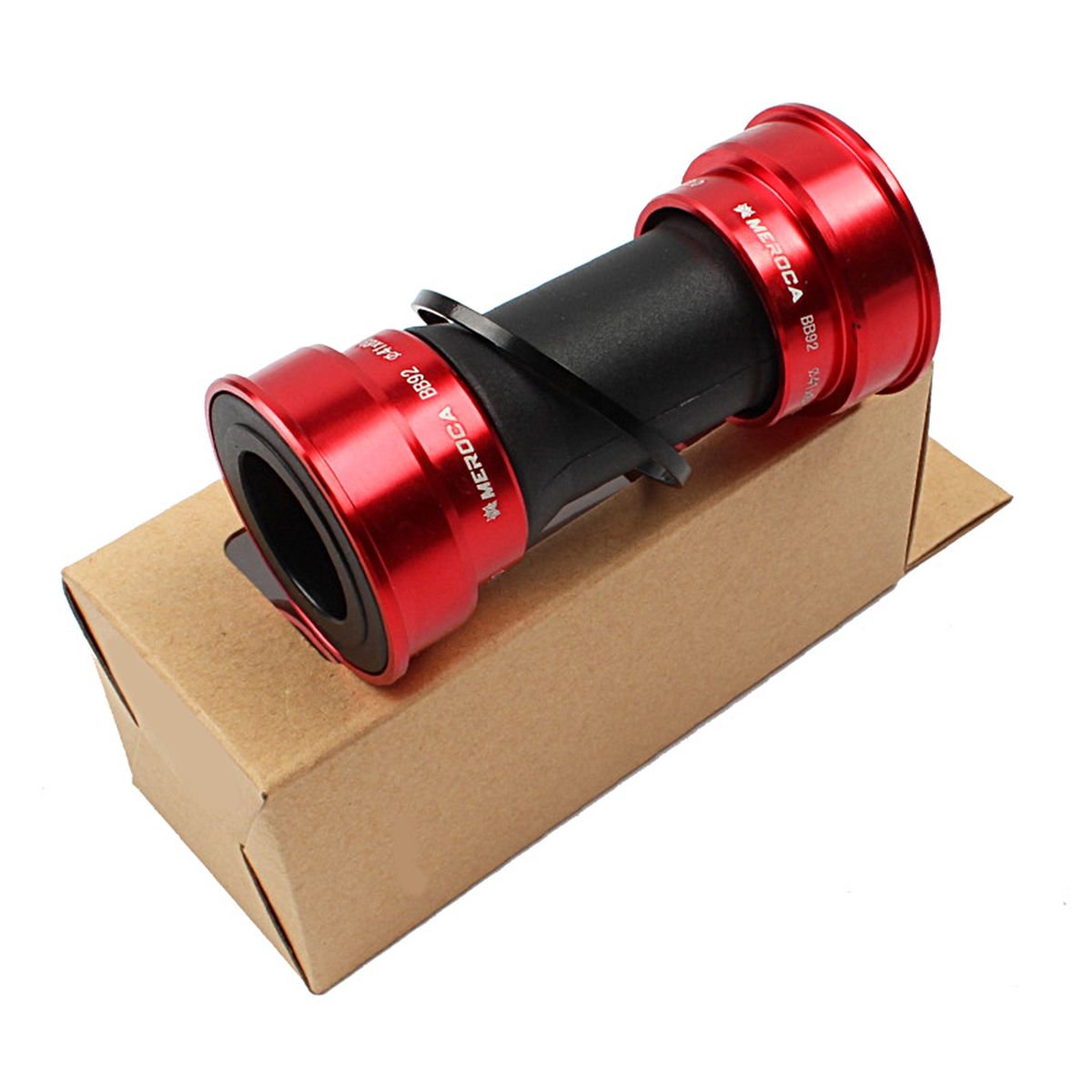 Bicycle Bottom Bracket Impact Resistant MTB Bike Bottom Bracket Red