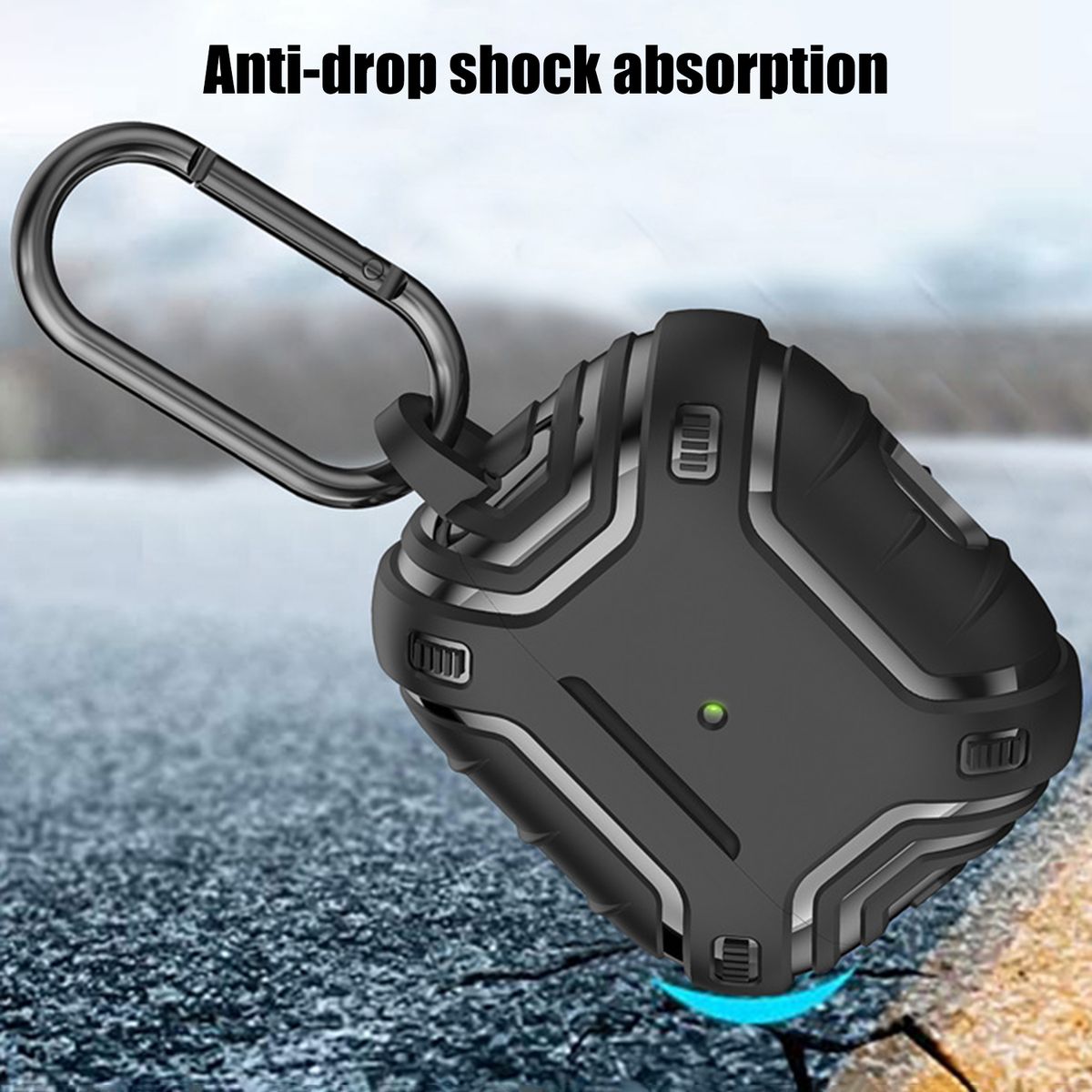 Earphone Protective Cover Wireless Earbuds Black Only Case