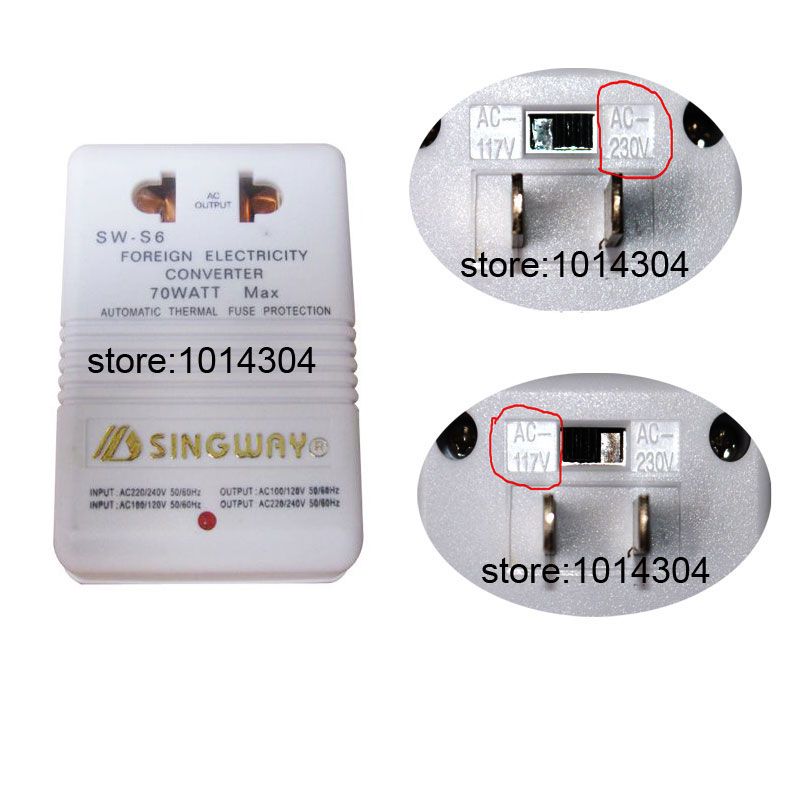 Charger Converter Professional 220V To 110V Step Up/Down Dual Voltage 110 To 220 Converter Transformer Travel Adapter Switch
