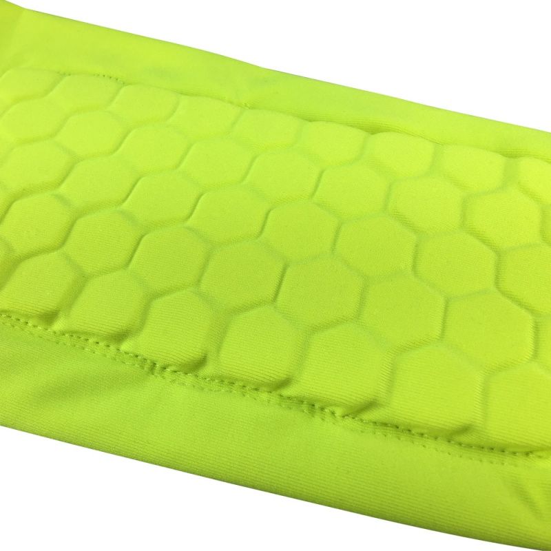 2PCS/Set Football Shin Guards Soccer Honeycomb Anti-collision Compression Legwarmers Size : M