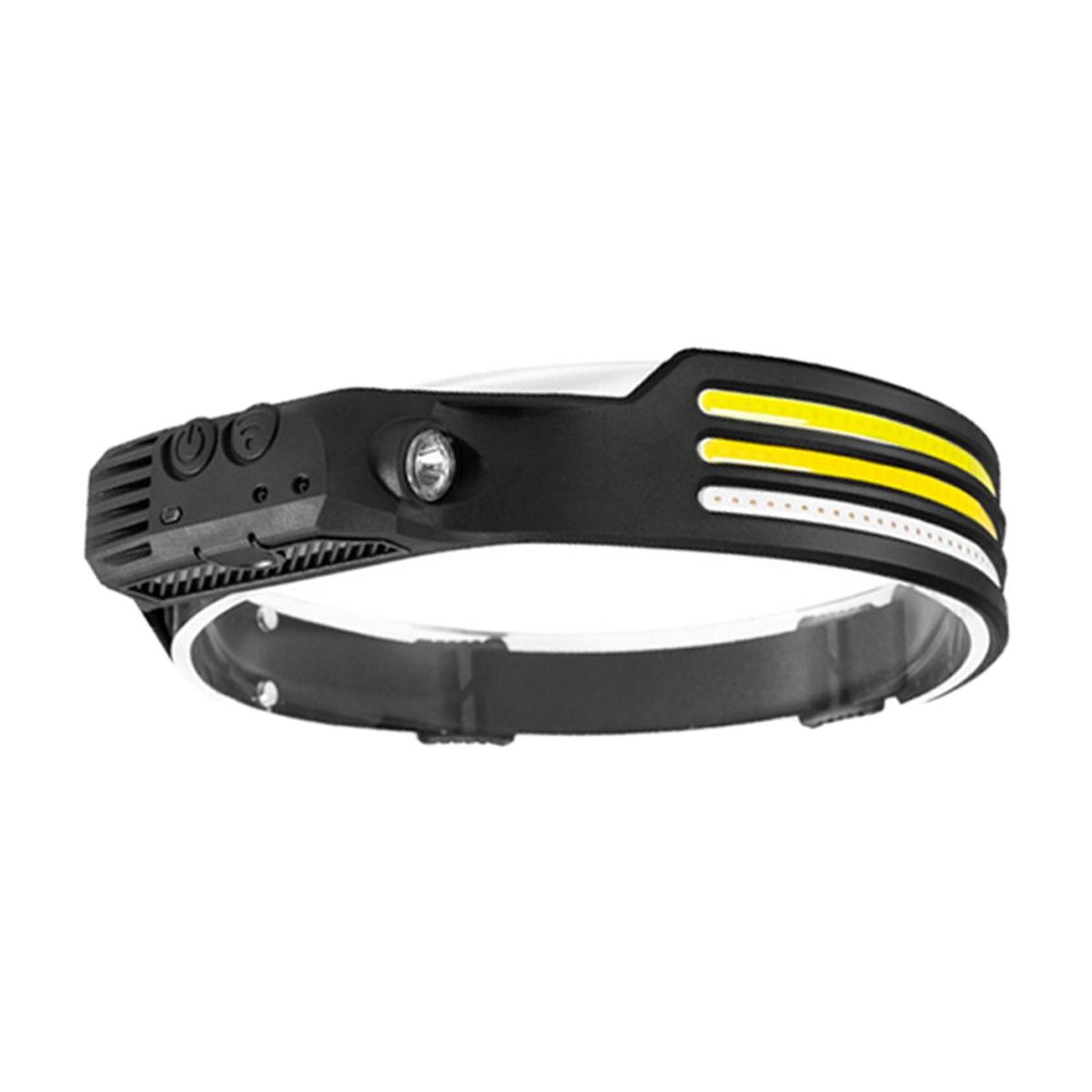 Bright COB Headlight LED Torch Floodlight Head Band With
