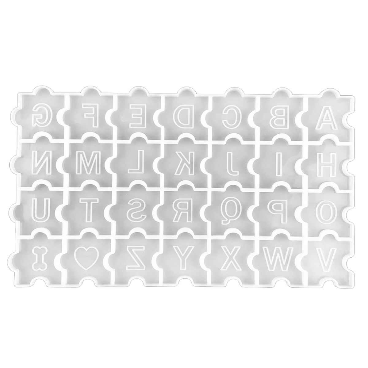 Epoxy Resin Mold Delicate Flexible Silicone-White