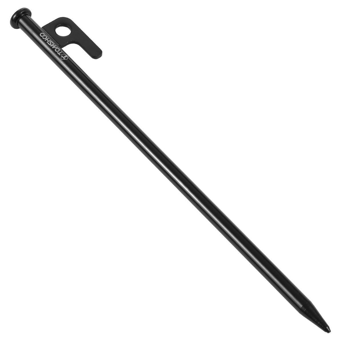 TOMSHOO 8 Inch /12 Inch Tent Pegs 6PCS Heavy Duty Steel Tent Stakes for Outdoor Camping Canopy Awning