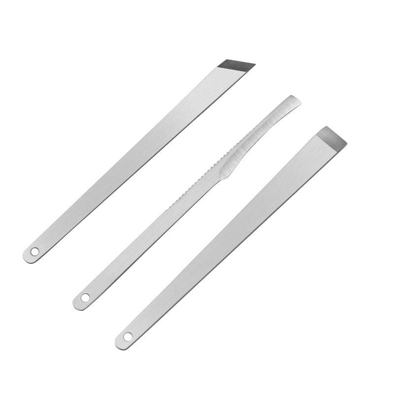 3pcs/set Manicure Pedicure Tools Stainless Steel Ingrown Toenail Correction Foot Callus File Blade Dead Skin Remover Nail