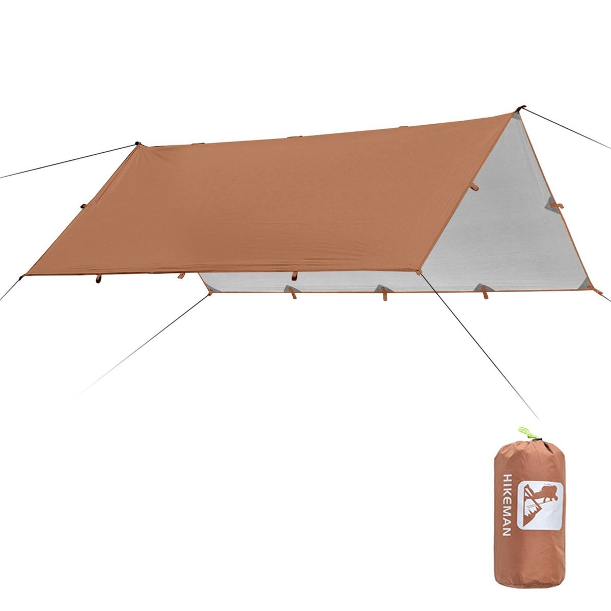 3.2x3m Awning Waterproof Tarp Tent Shade Folding Camping