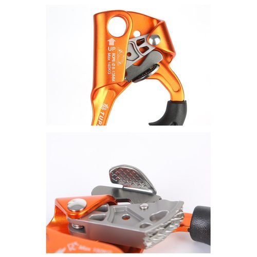 Outdoor Rock Climbing SRT Professional Hand Ascender Device Mountaineer Handle Ascender Left Hand Right Hand Climbing Rope Tools