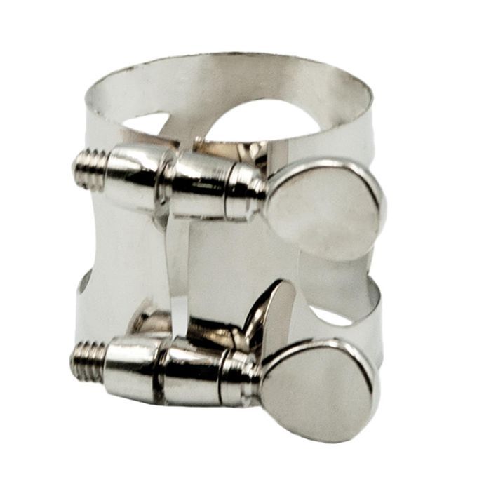 Mouthpiece Pipe Head Clamp Ligature Silver For Soprano Alto Tenor