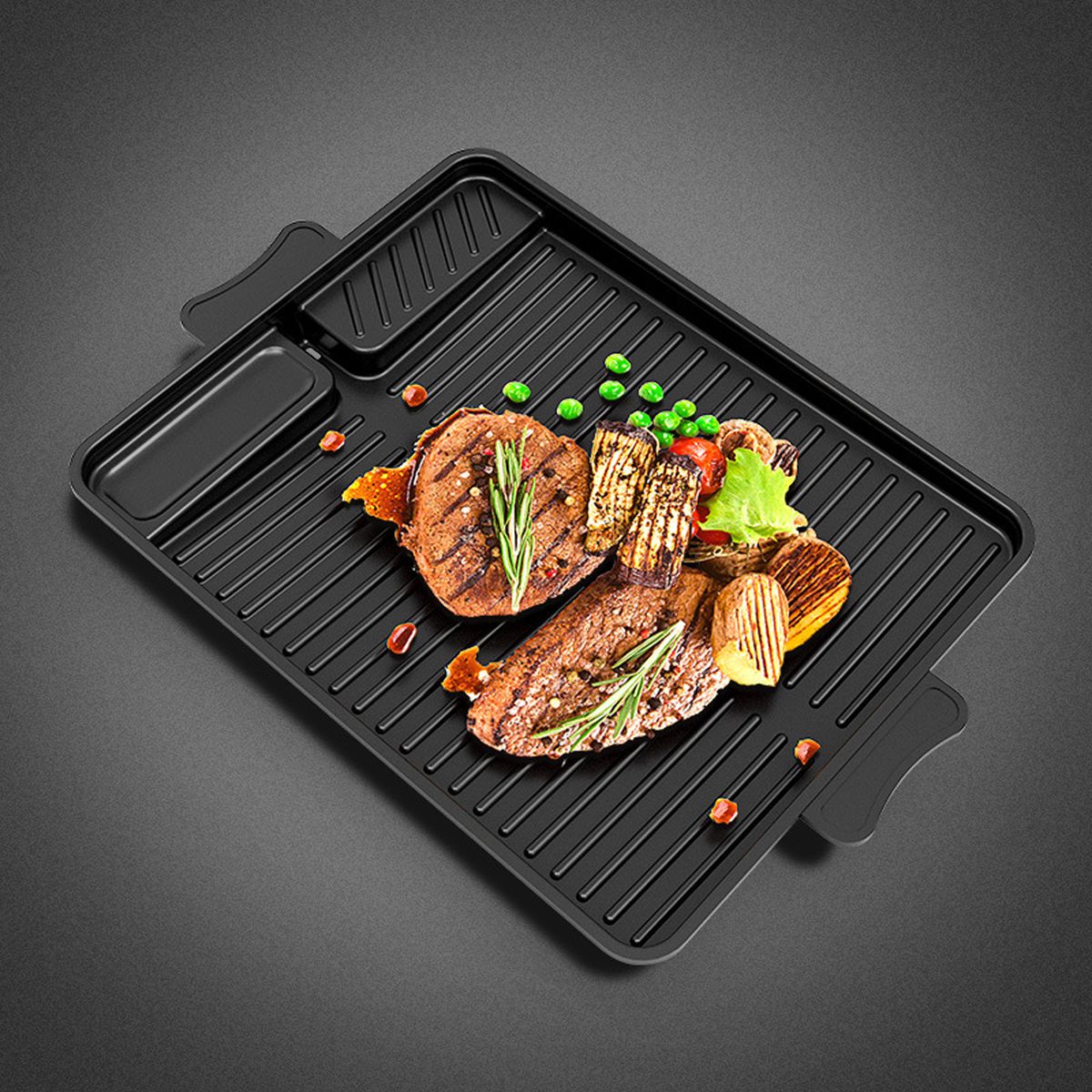 Rectangle Multifunctional Korean Frying Pan Medical Stone
