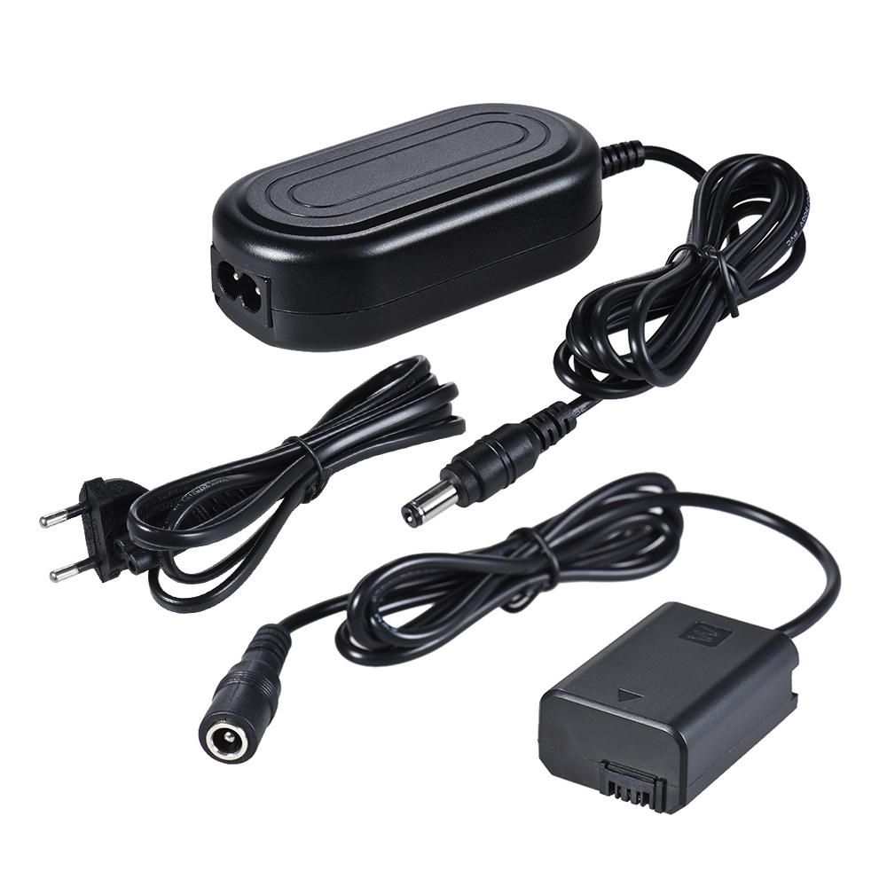 Andoer AC-PW20 AC Power Supply NP-FW50 Dummy Battery Adapter Camera Charger Replacement for Sony a7 a7ii a7s a7r a7sii a7rii a6500 a6300 a6000 a5000 a5100 nex-5 nxx-7