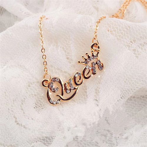 English Letter Necklace