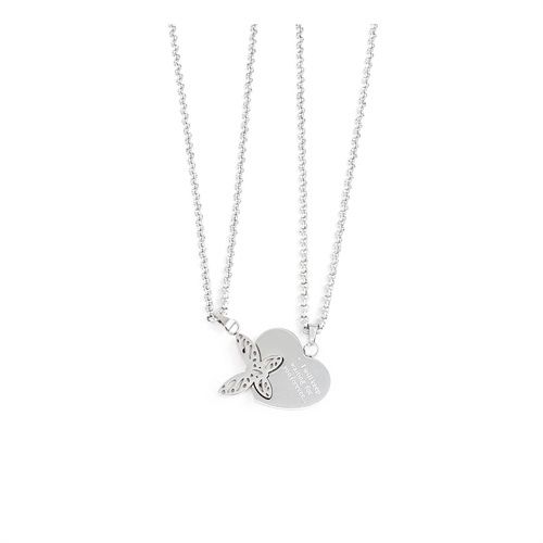 1 Pair Of Love Butterfly Necklace Couple Necklace